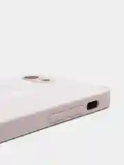 Бежевый меланж силиконовый чехол для iPhone 7, iPhone 8, iPhone SE 2020, со стеклянной панелью