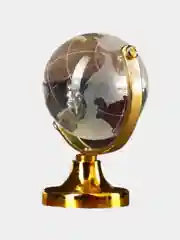 Сувенир стекло "Глобус" d=4 см