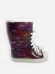 Фиолетовый резиновые сапоги детские, с утеплителем, 22-30 размер