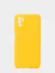 Желтый чехол силиконовый Xiaomi Redmi Note 10T / POCO M3 Pro, матовый, цветной