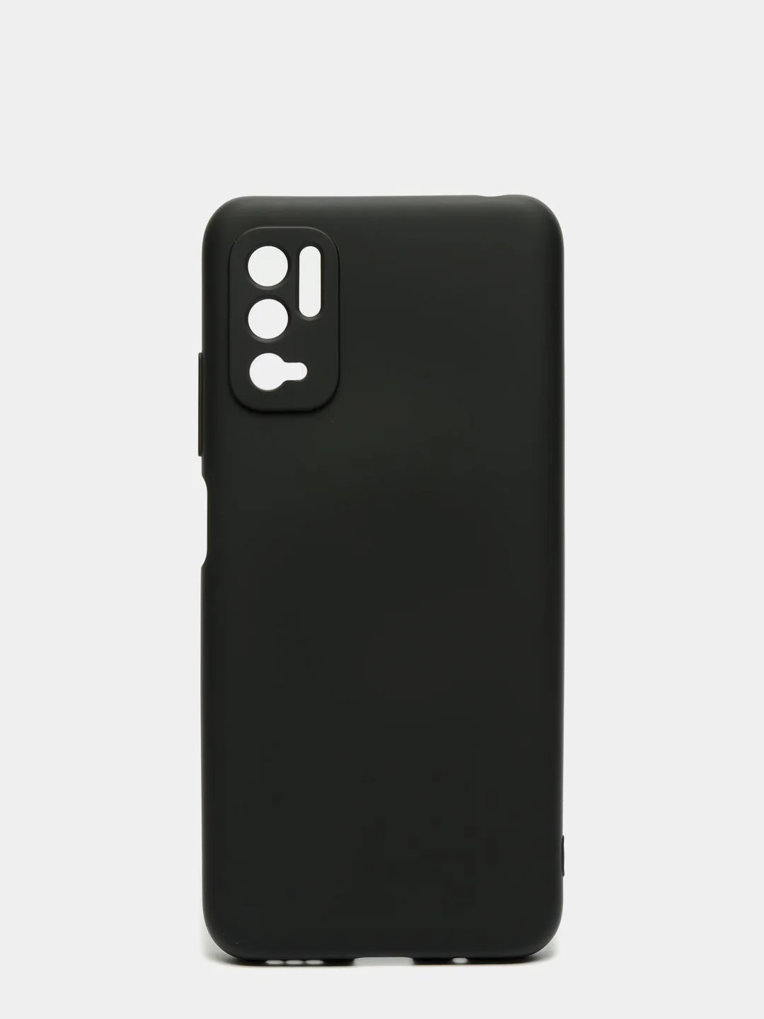 Черный чехол силиконовый Xiaomi Redmi Note 10T / POCO M3 Pro, матовый, цветной