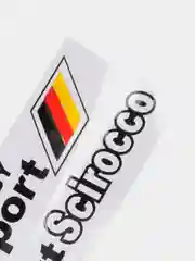 Белый наклейка на авто "Lavida motorsport"