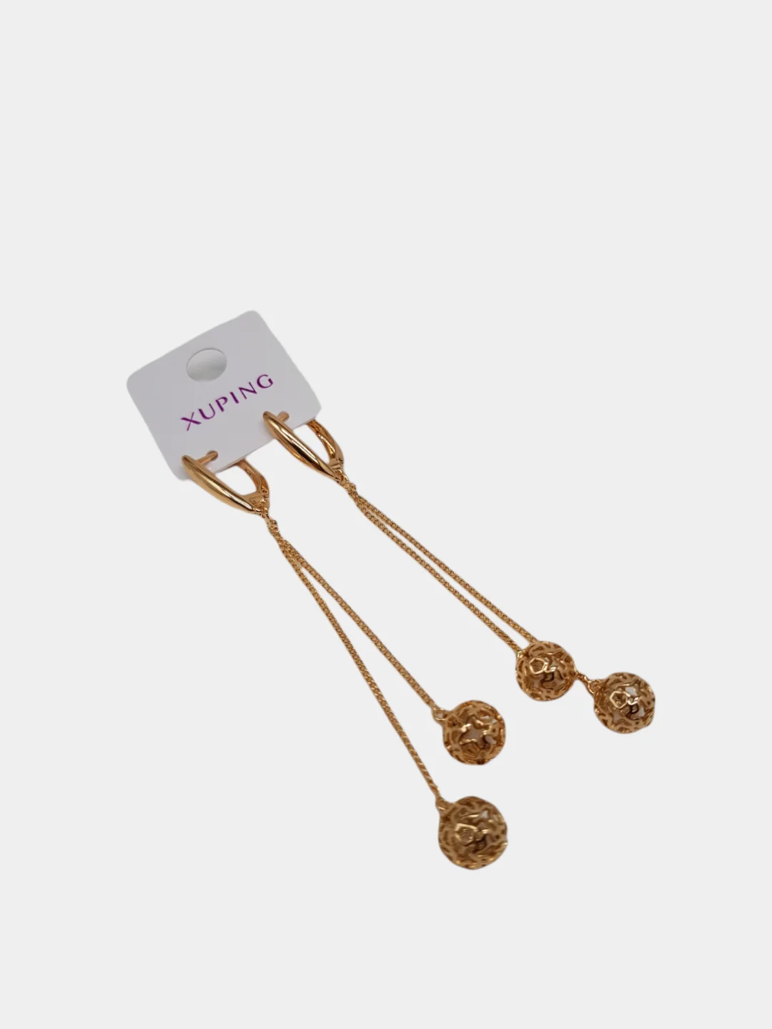 Желтый серьги длинные Xuping Jewelry