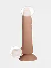 Фаллоимитатор №6 с мошонкой реалистичный, 16,5 см
