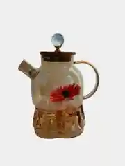 Желтый чайник заварочный с бамбуковой крышкой и пружиной, стеклянный, бочонок 1000 мл