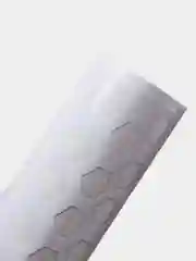Белый наклейка на фары "Соты"