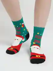 Лесной зеленый носки плотные из хлопка