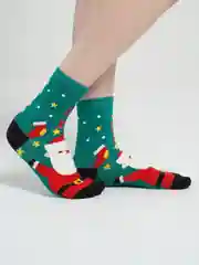 Лесной зеленый носки плотные из хлопка