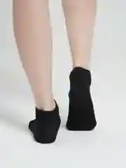 Черный носки женские короткие спортивные следки