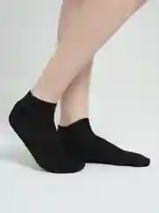 Черный носки женские короткие спортивные следки