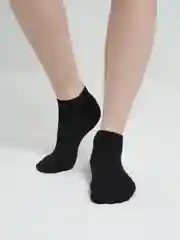 Черный носки женские короткие спортивные следки