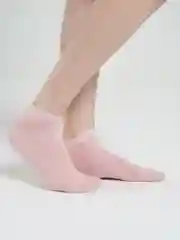 Розовый носки женские короткие спортивные следки