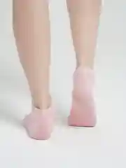 Розовый носки женские короткие спортивные следки