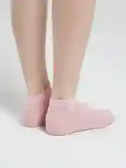 Розовый носки женские короткие спортивные следки