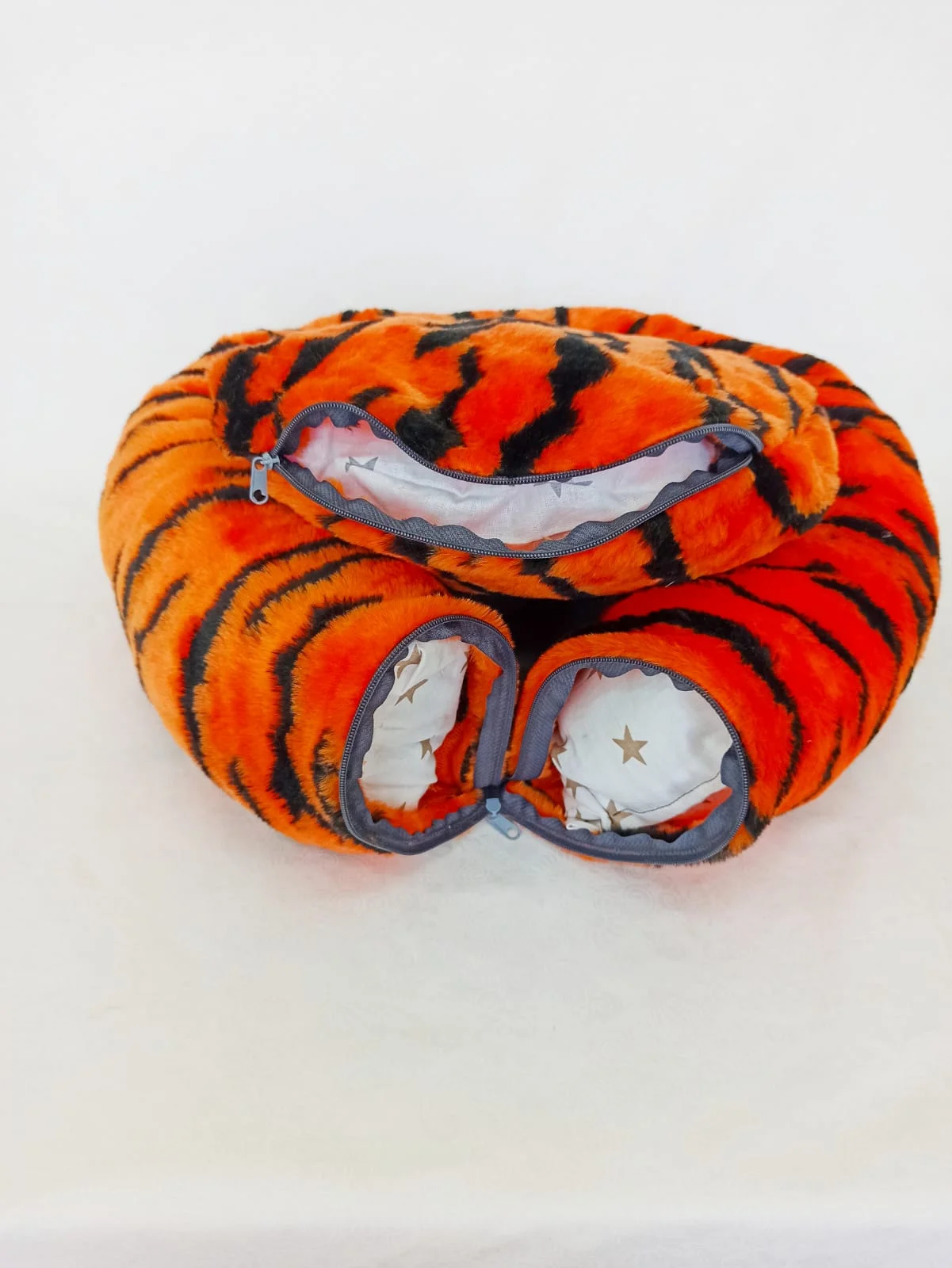 Лежанка для кошек и собак из искусственного меха в расцветке лео "Tiger"