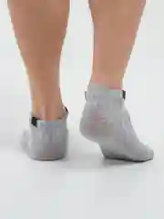 Серый носки короткие унисекс, 3 пары