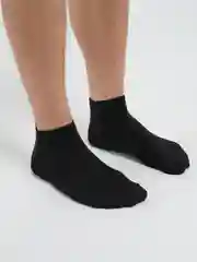Черный носки короткие хлопковые