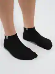 Черный носки короткие унисекс, 3 пары