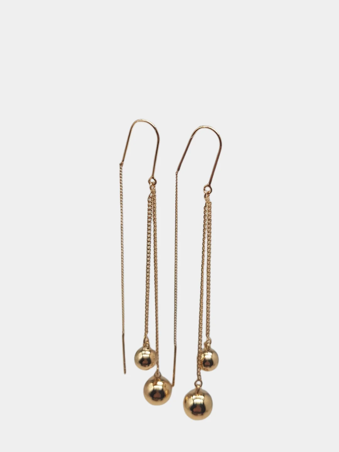 Золотой серьги-протяжки Xuping Jewelry