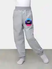 Брюки для девочек, спортивные, из футера