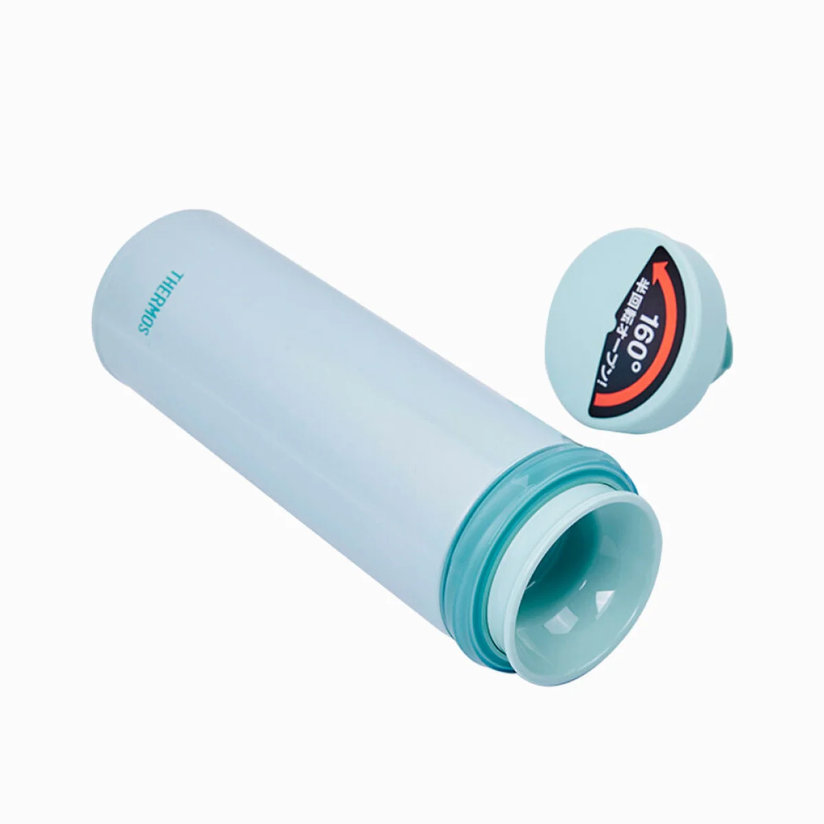 Ледяной термокружка/термос  THERMOS 0,35 л. голубая MT-24
