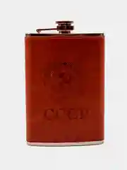 Багровый фляжка подарочная сувенирная 8,5oz, 250 мл