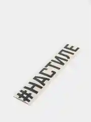 Черный наклейка на авто "#НАСТИЛЕ"