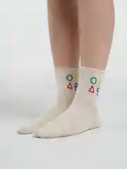 Бежевый носки корейские