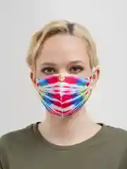 Голубой маска защитная многоразовая