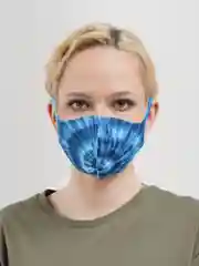 Синий маска защитная многоразовая