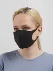 Маска защитная SAFETY, для лица, неопреновая, черная, 5 штук