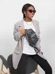 Черный сумка через плечо