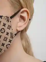 Бежевый меланж маски защитные немедицинские, многоразовые