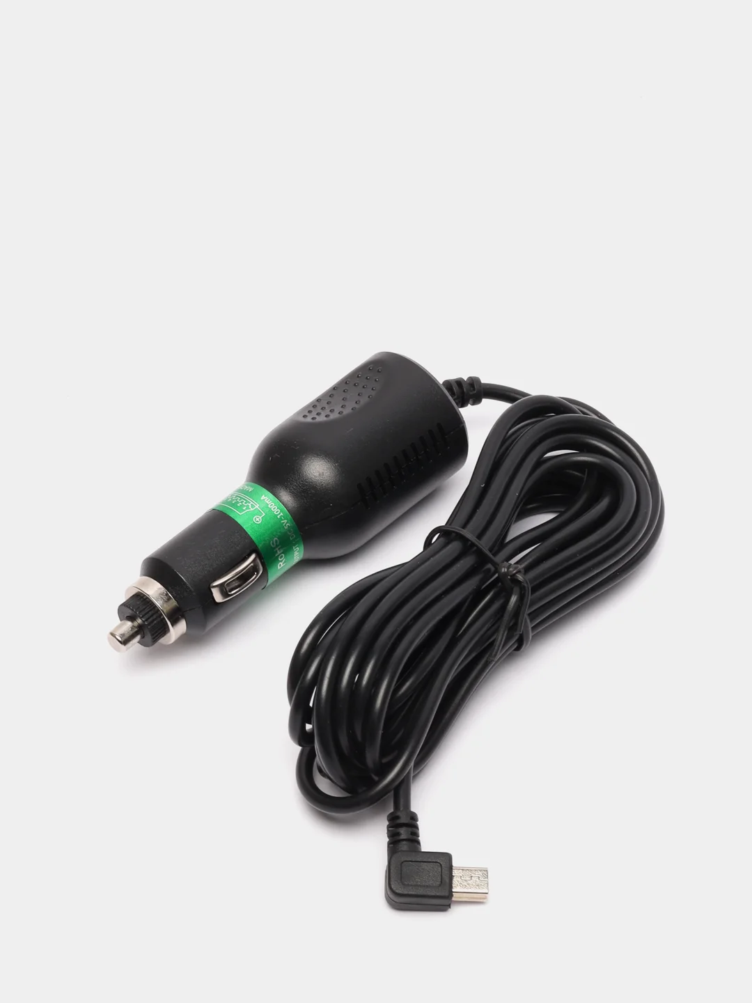 Зарядное устройство для регистратора, навигатора Mini USB 5V угловой