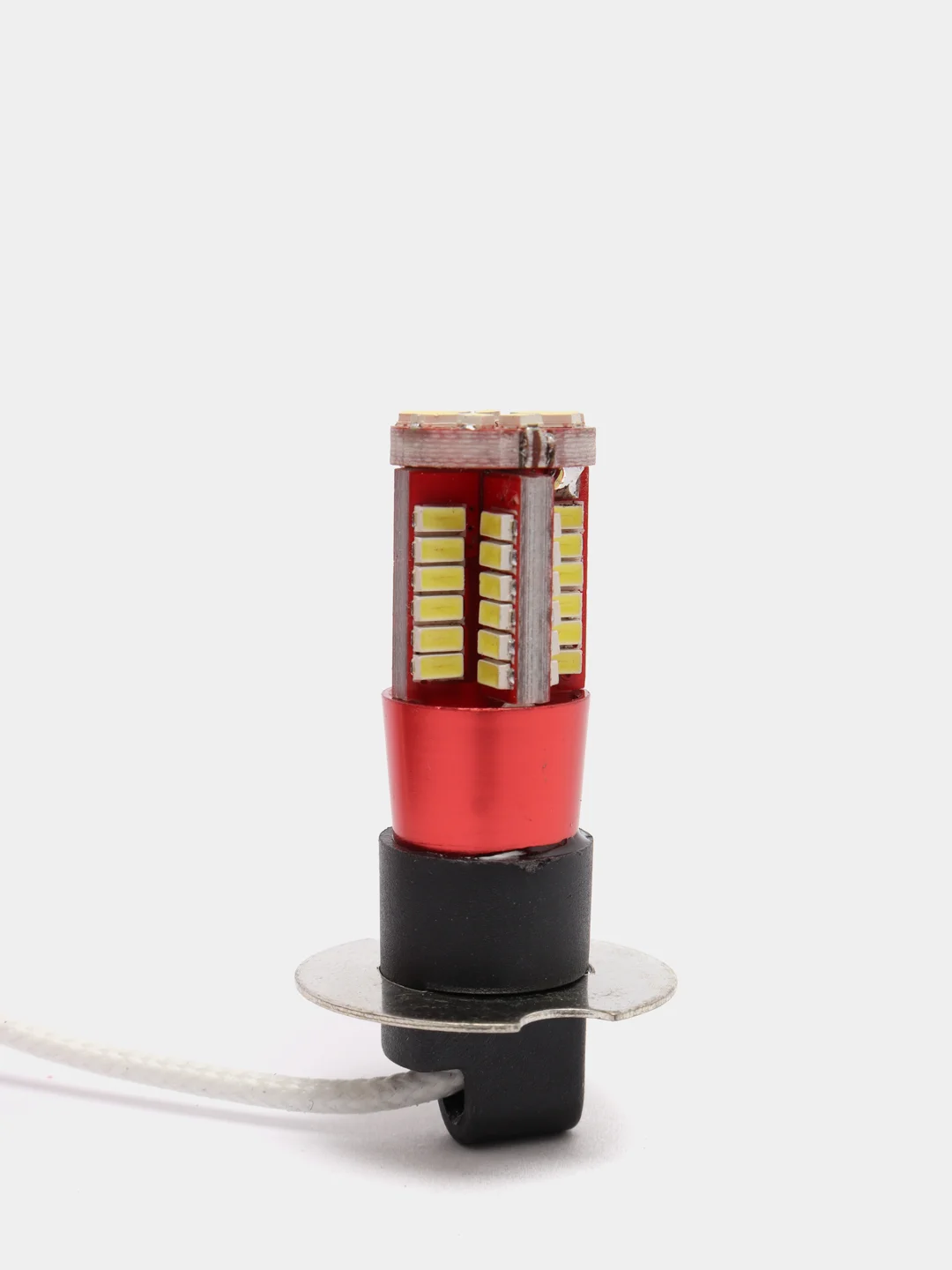 Автолампа диод H3 12V 57 SMD диодов 1-конт Белая SKYWAY S08201261