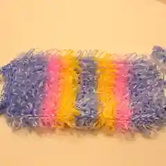 Голубой мочалка для тела