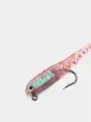 Красный рыболовная мягкая приманка с крючком 6 г, 7,5 см