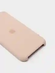 Бежевый чехол Silicone Case для iPhone 11, с открытым низом