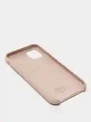 Бежевый чехол Silicone Case для iPhone 11, с открытым низом