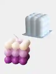Форма для пирожных, заливки свечей "Bubbles, кубик"