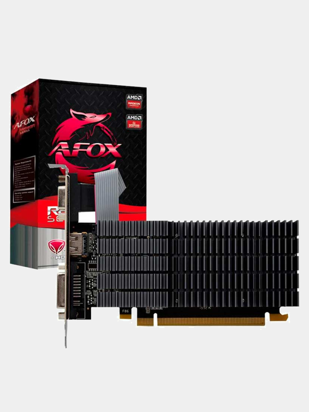 Видеокарта AFOX Radeon R5 230 2 ГБ GDDR3 (AFR5230-2048D3L9-V2) купить по  цене 3800 ₽ в интернет-магазине KazanExpress