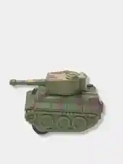 Зеленый танк игрушечный мини-фигурка инерционный 5 см