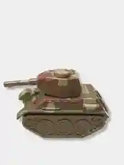 Зелёный хаки танк игрушечный мини-фигурка инерционный 5 см