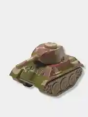 Зелёный хаки танк игрушечный мини-фигурка инерционный 5 см