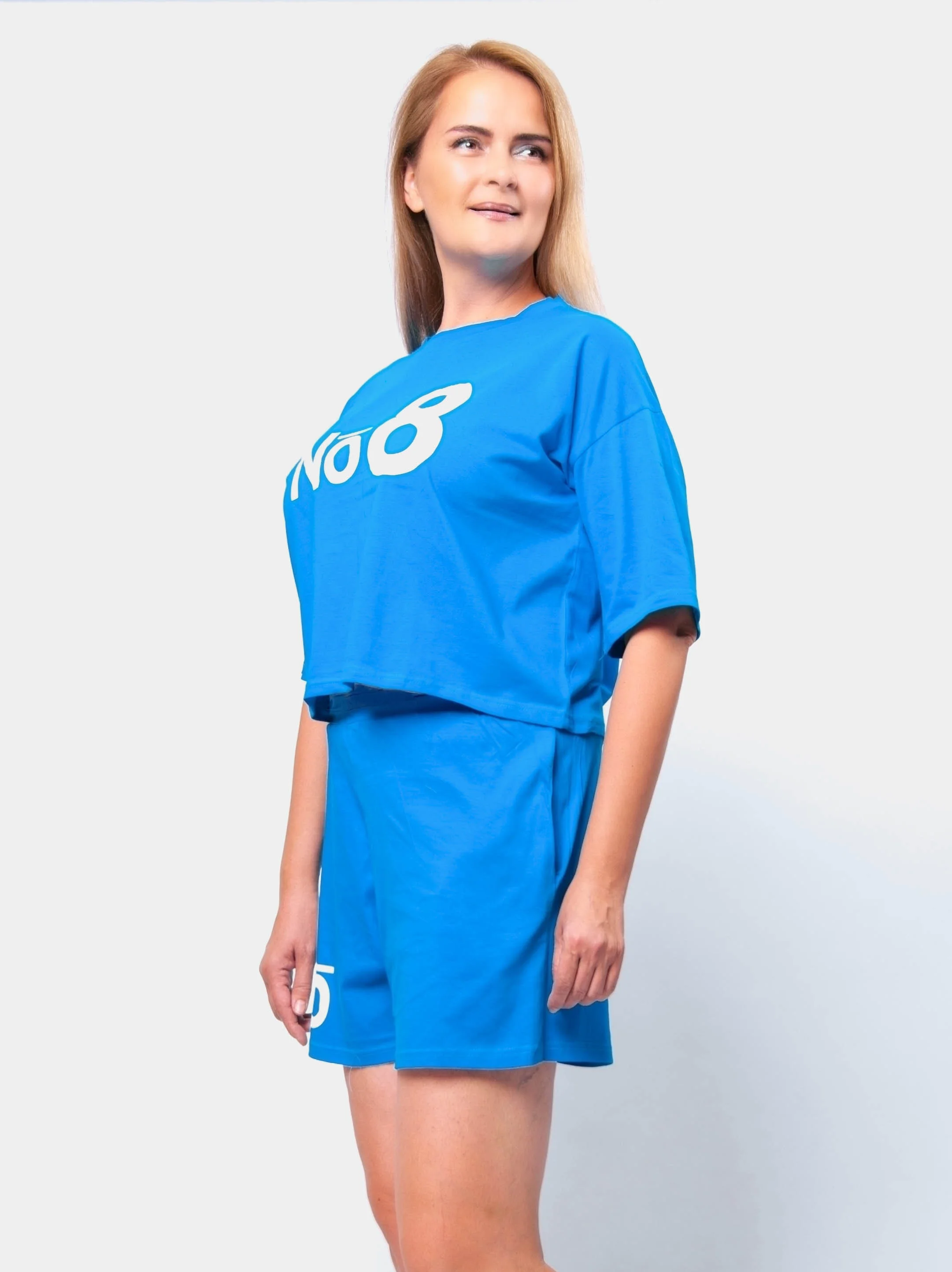 Костюм  женский ARKAR /топ,шорты/ОВЕРСАЙЗ (42-60 разм)