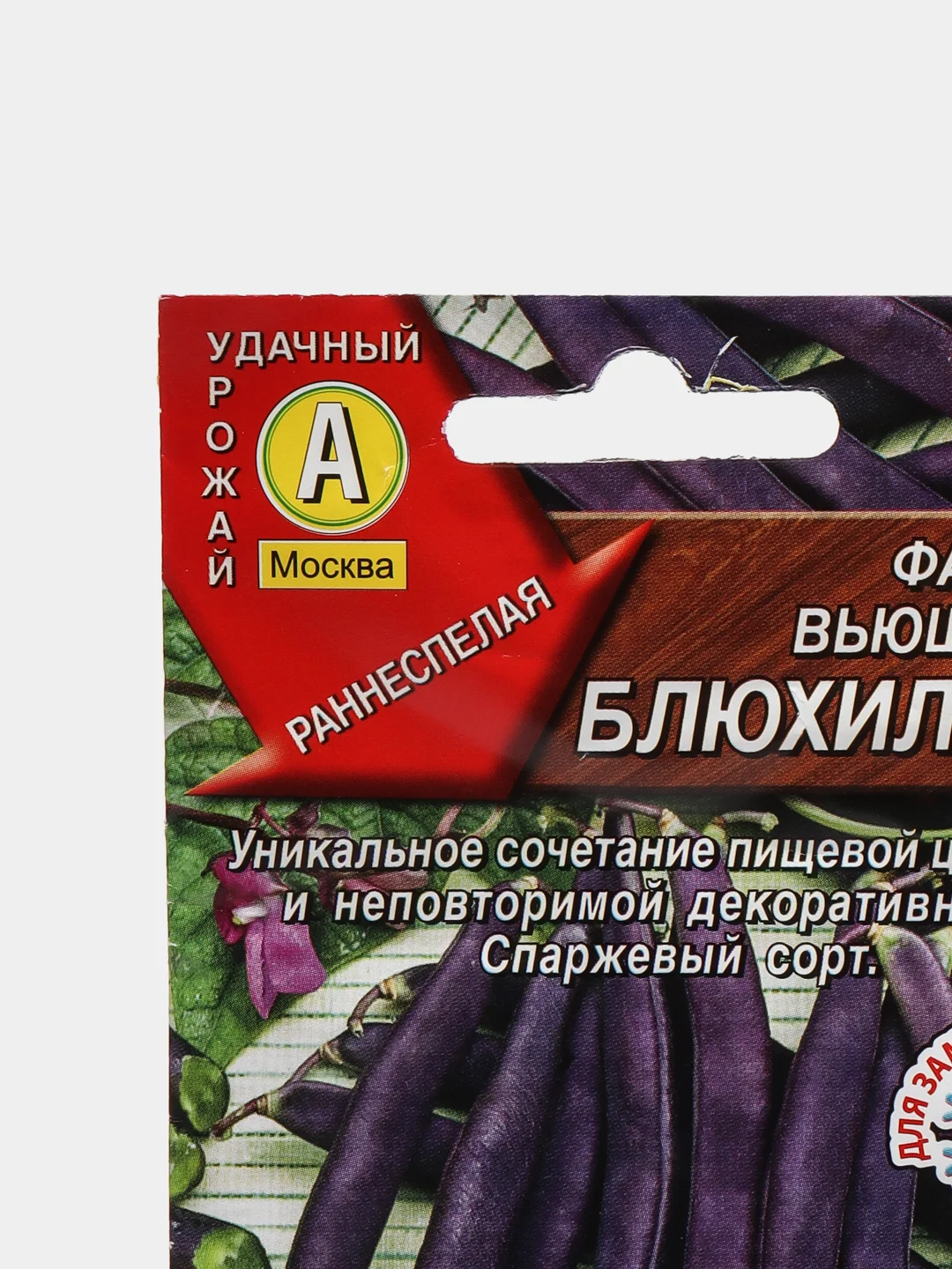 Фасоль вьющаяся спаржевая Блюхильда