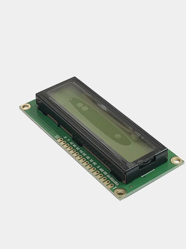 Дисплей LCD-1602 + I2C желтая подсветка