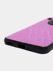 Тёмно-розовый чехол Honor 50 lite c защитой камеры и бархатом внутри