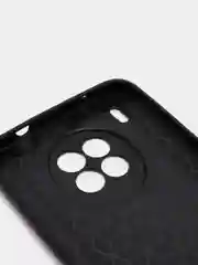 Тёмно-розовый чехол Honor 50 lite c защитой камеры и бархатом внутри