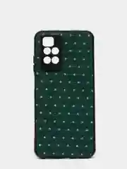 Оливковый чехол для Xiaomi Poco M4 Pro 5G, Redmi NOTE 11S 5G с защитой камеры